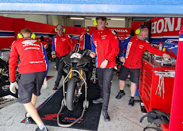 Der Rollladen bei Honda ging nicht schnell genug runter