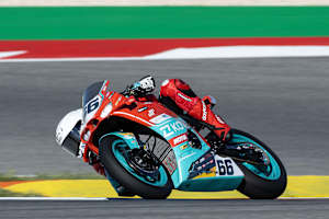 Phillip Tonn fühlt sich auf der Kove 450RR zu Hause