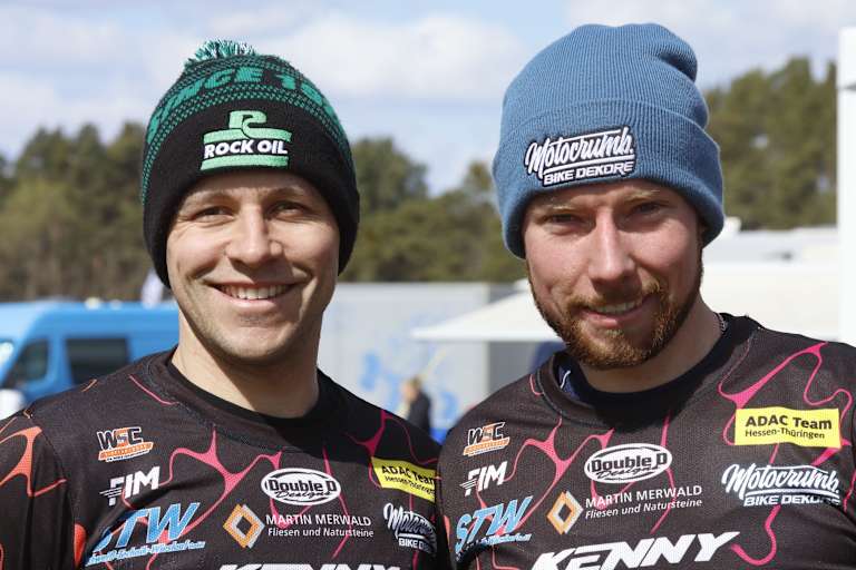 Strahlende Meister:Adrian Peter (li.) und Julian Zimmermann