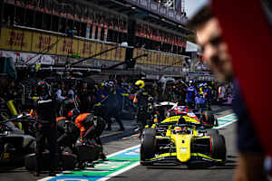 Die Formel 2 fährt im Rahmenprogramm der Formel 1 (hier in Melbourne)