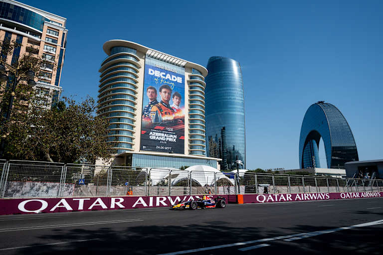 Max Verstappen in Baku