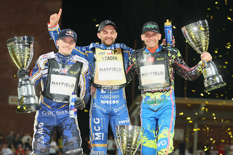 Die Top-3 (v.l.) von Breslau: Lambert, Zmarzlik und Jensen