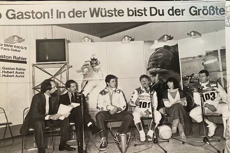 Gaston Rahiers Sieg bei der Paris-Dakar wird in München gefeiert