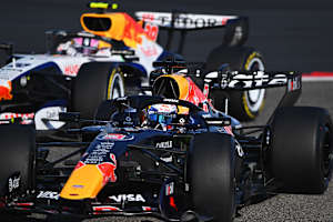 Max Verstappen in Bahrain