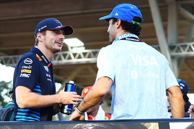 Zwei, die sich gut verstehen: Max Verstappen und Daniel Ricciardo