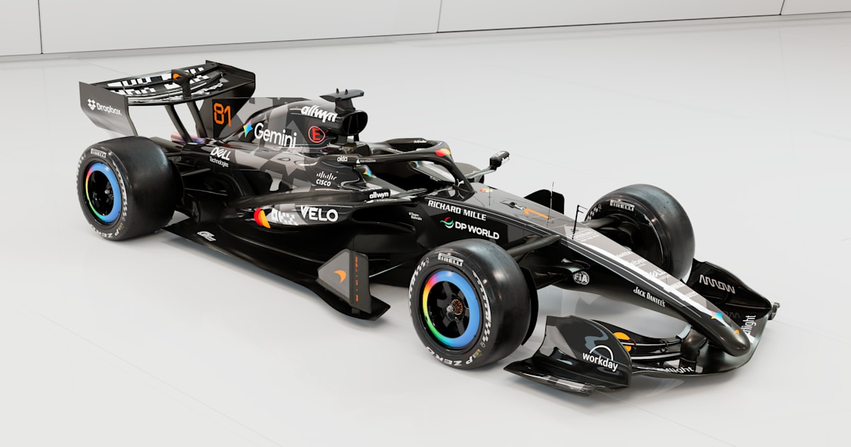 Erste-Bilder-McLaren-MCL40-Mercedes-von-Norris-Piastri-in-Schwarz-Silber-