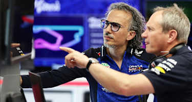 Laurent Mekies in der Garage