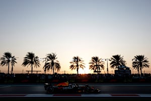 Yuki Tsunoda in Abu Dhabi