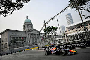 Max Verstappen auf dem Marina Bay Circuit von Singapur
