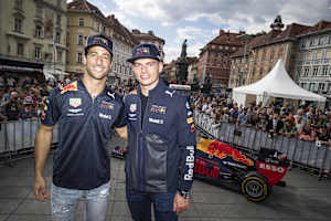 Daniel Ricciardo und Max Verstappen 2018