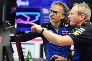 Laurent Mekies in der Garage