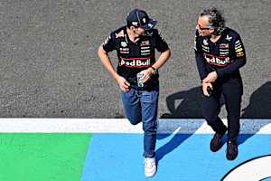 Max Verstappen und Laurent Mekies