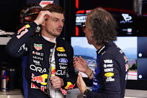 Max Verstappen und Laurent Mekies
