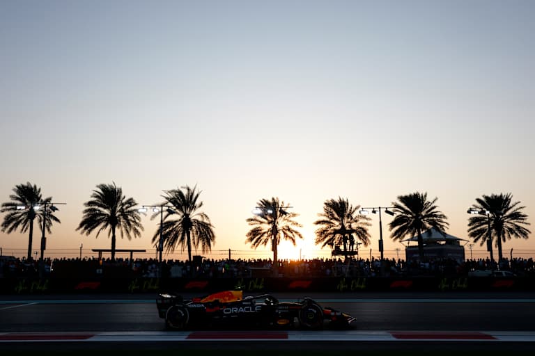 Yuki Tsunoda in Abu Dhabi