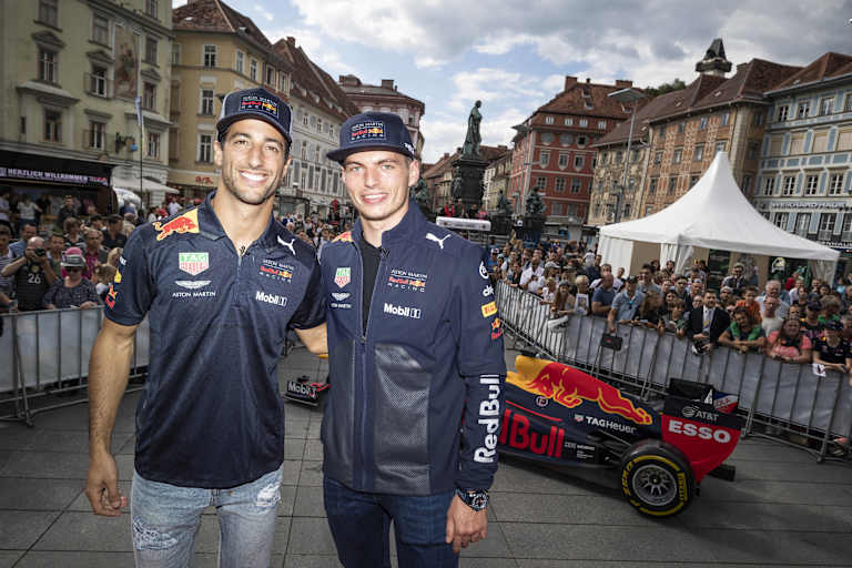 Daniel Ricciardo und Max Verstappen 2018