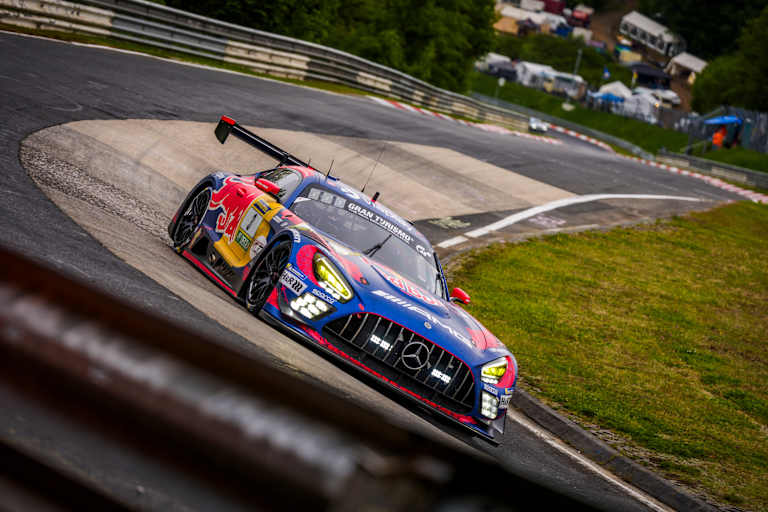 Da war die Welt noch in Ordnung: Verstappens GT3 lief lange einwandfrei