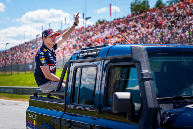 Max Verstappen letztes Jahr bei der Fahrerparade