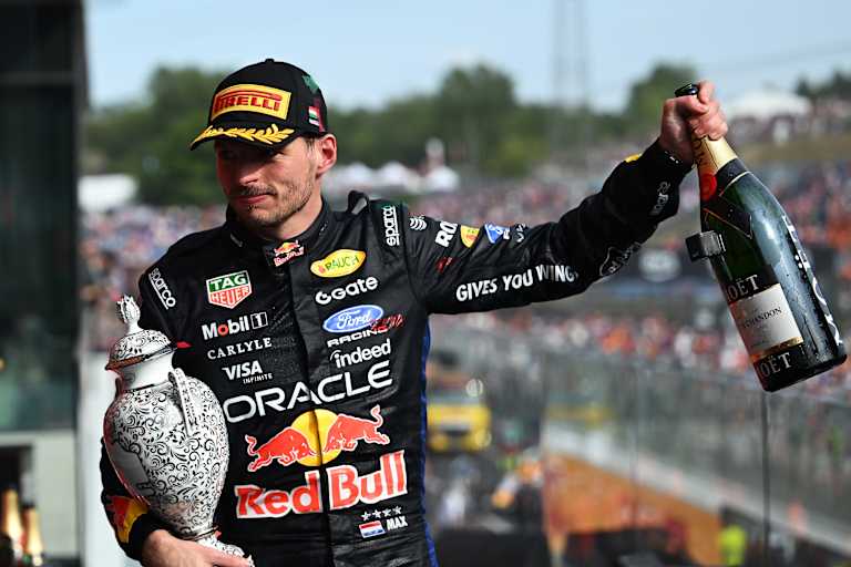 Max Verstappen nach Platz 2 auf dem Hungaroring