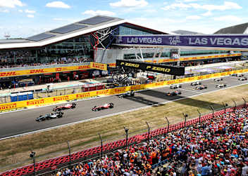 Start zum britischen Grand Prix