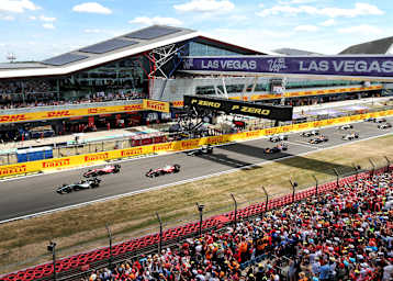 Start zum britischen Grand Prix