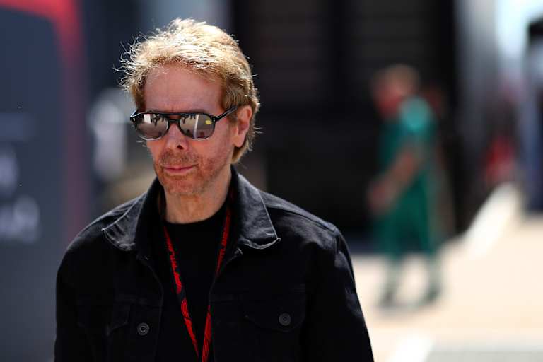 Jerry Bruckheimer war während der Dreharbeiten im F1-Fahrerlager unterwegs
