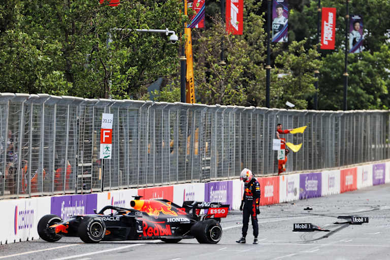 Max Verstappen in Baku 2021