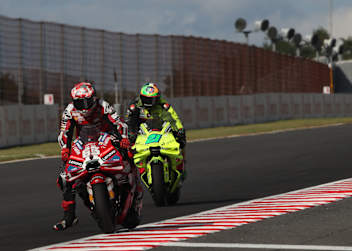 Pecco Bagnaia konnte das Rennen nicht zu Ende fahren