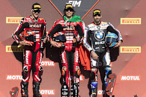 Die Top-3 im Superpole-Race entsprachen dem Podium von Lauf 1