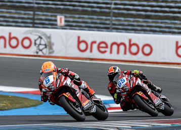 Die Suzuki-Piloten Jeffrey Buis und Ferre Fleerackers