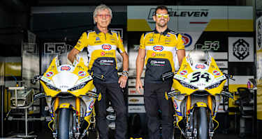 Go-Eleven-Boss Gianni Ramello (li.) mit Teammanager Denis Sacchetti