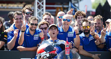 Albert Arenas musste sich in Donington zweimal mit Platz 2 zufrieden geben