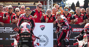 Ducati holte mit Bulega (li.) und Lecuona vorzeitig den Hersteller-WM-Titel