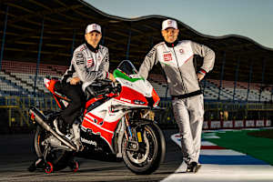 Auch Axel Bassani (li.) und Alex Lowes werden instruieren