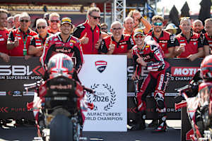 Ducati hat die Herstellerwertung der Superbike-WM 2026 bereits gewonnen