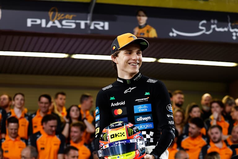 Oscar Piastri freut sich über die jüngste WM-Mehrkampf-Statistik