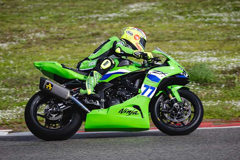 Dominique Aegerter auf der Kawasaki ZX-6R