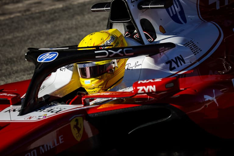 Lewis Hamilton war auf dem Circuit de Barcelona-Catalunya der Schnellste 