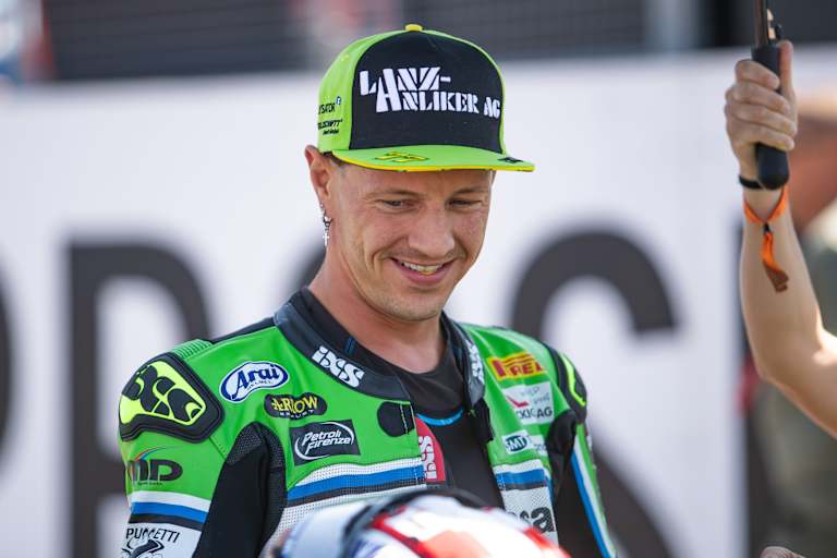 Dominique Aegerter kann wieder lachen