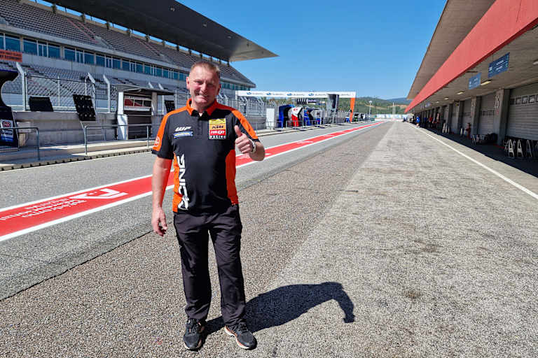 Teamchef Carsten Freudenberg zu Besuch in Portimao