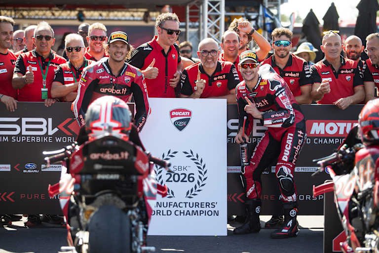 Ducati hat die Herstellerwertung der Superbike-WM 2026 bereits gewonnen