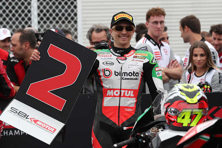 Axel Bassani jubelte am Sonntag über zwei zweite Plätze