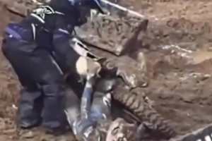 Der Unfall von Izaih Clark in Philadelphia führte zum Rennabbruch