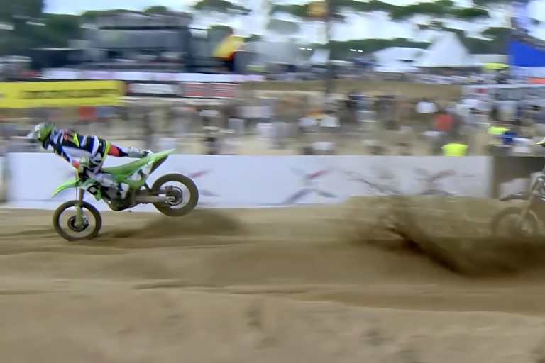 Romain Febvre stürzte im zweiten Lauf