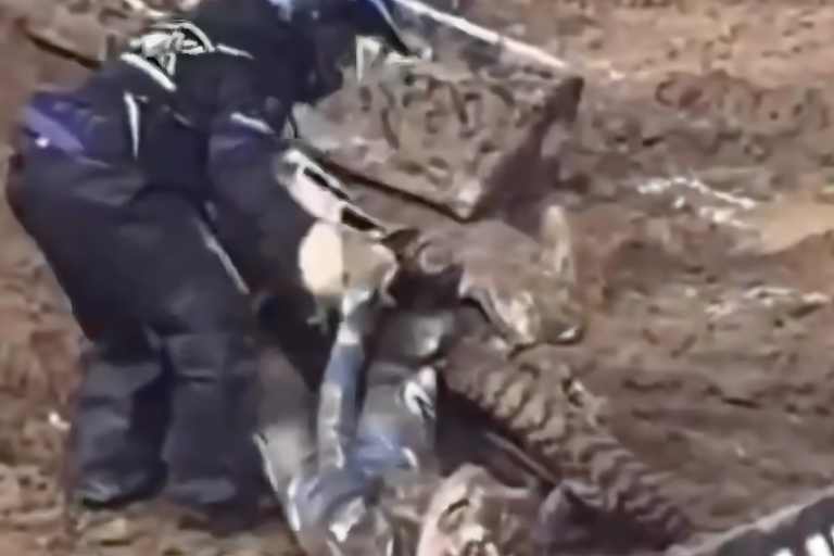 Der Unfall von Izaih Clark in Philadelphia führte zum Rennabbruch