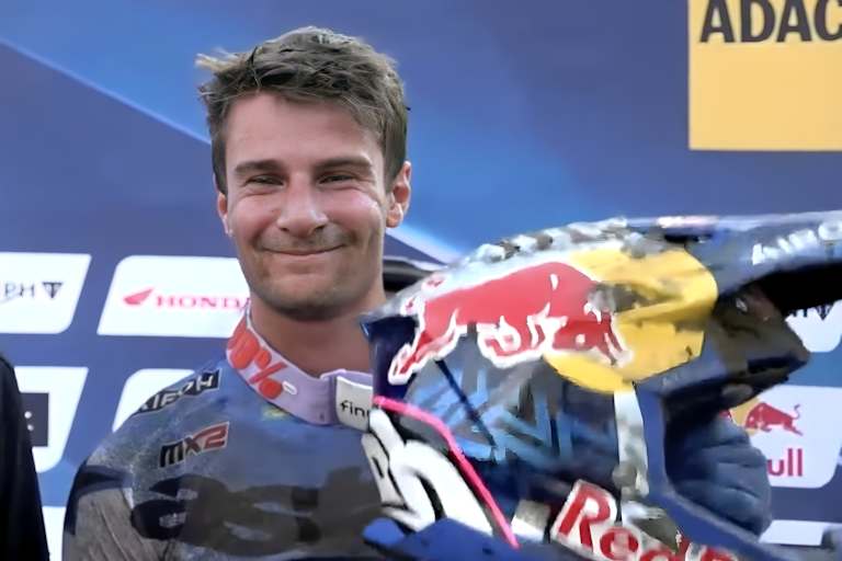 Simon Längenfelder gewann den Auftakt der ADAC MX Masters in Dreetz
