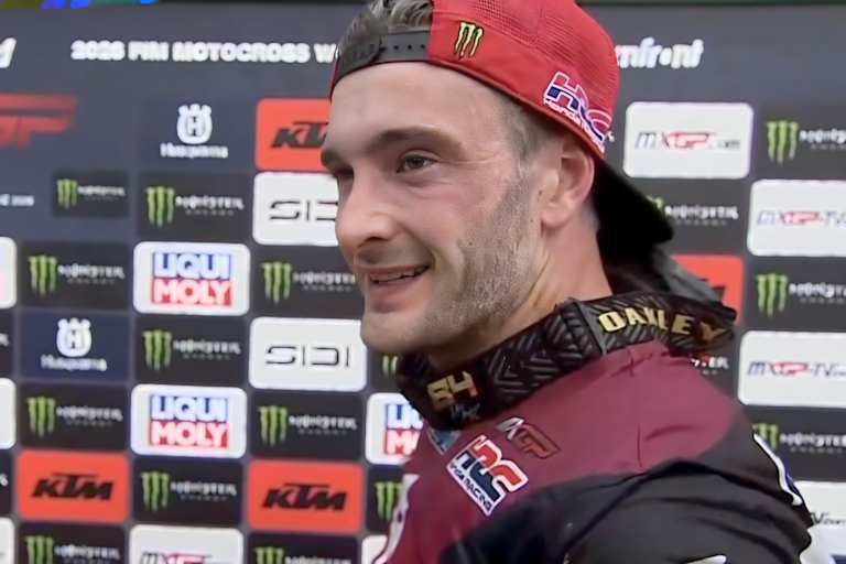 Jeffrey Herlings gewann den ersten Lauf in Montevarchi