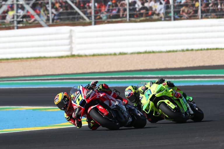 Diogo Moreira konnte sich gegen Franco Morbidelli durchsetzen