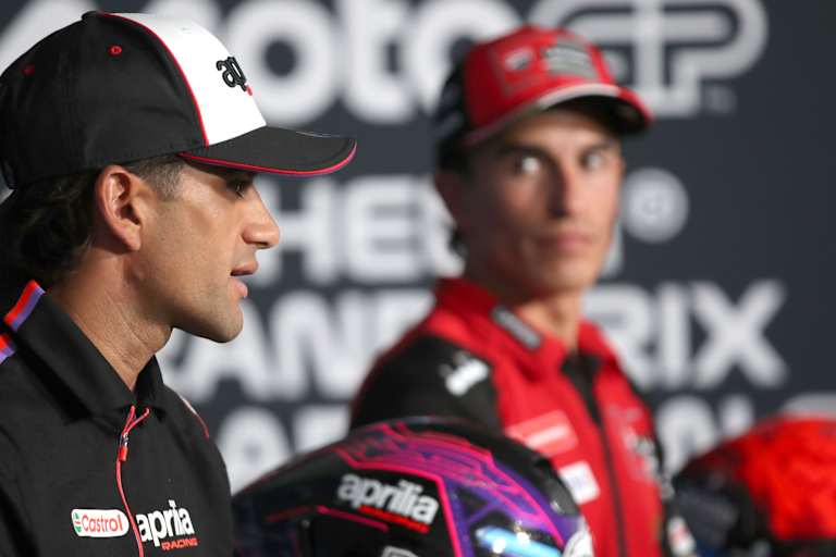 Jorge Martin (li.) und Marc Marquez