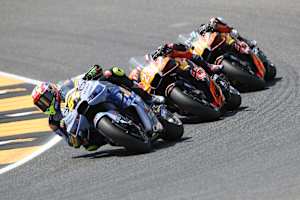 Fermin Aldeguer vor Enea Bastianini und Pedro Acosta