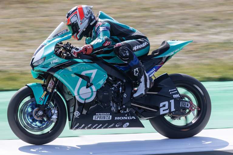 Zaqhwan Zaidi 2025 auf der Petronas-MIE-Honda
